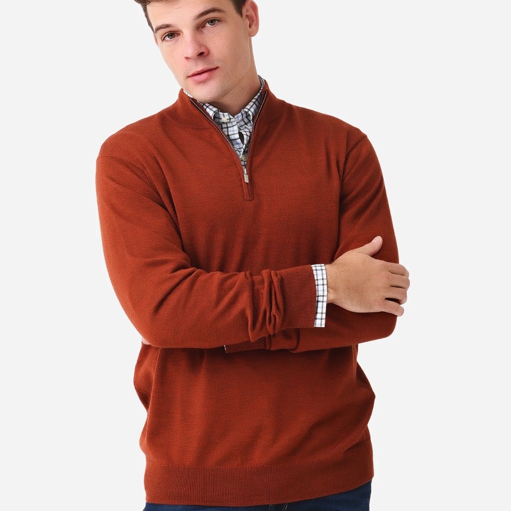 Men's Rust Sweater
